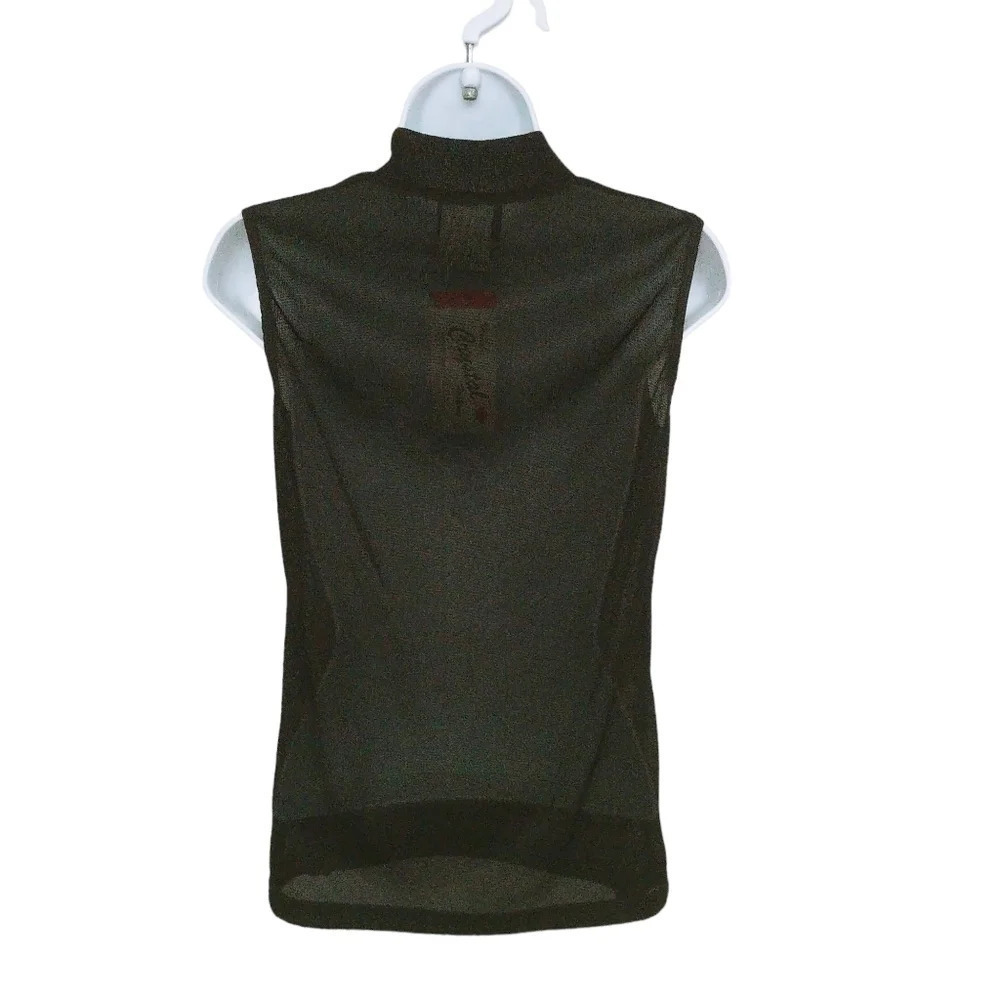 Crystal Fashions Sheer High Neck Sleeveless Blouse XS NWT - Picture 5 of 7